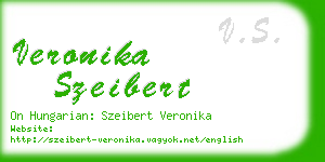 veronika szeibert business card